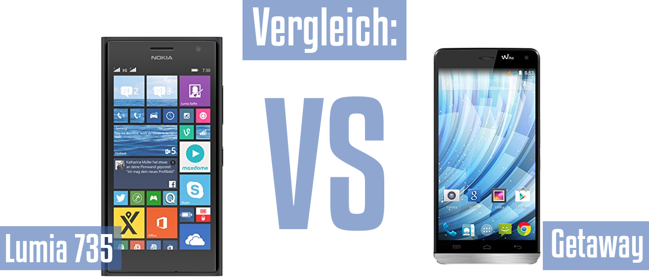 Nokia Lumia 735 und Nokia Lumia 735 im Vergleichstest