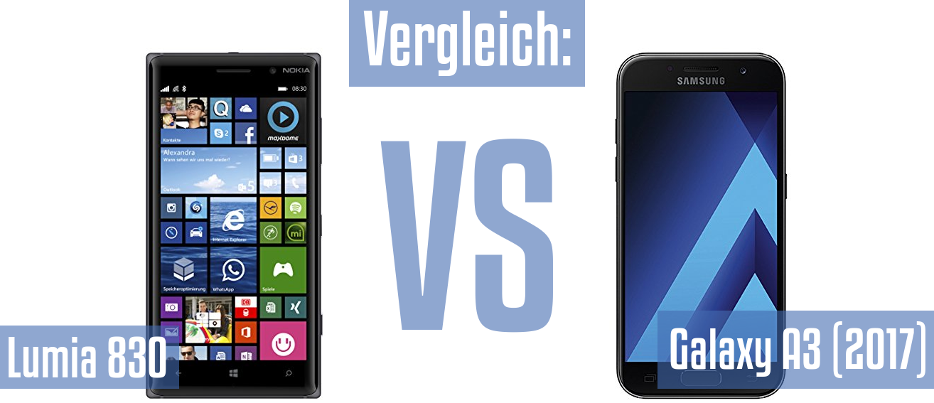 Nokia Lumia 830 und Nokia Lumia 830 im Vergleichstest