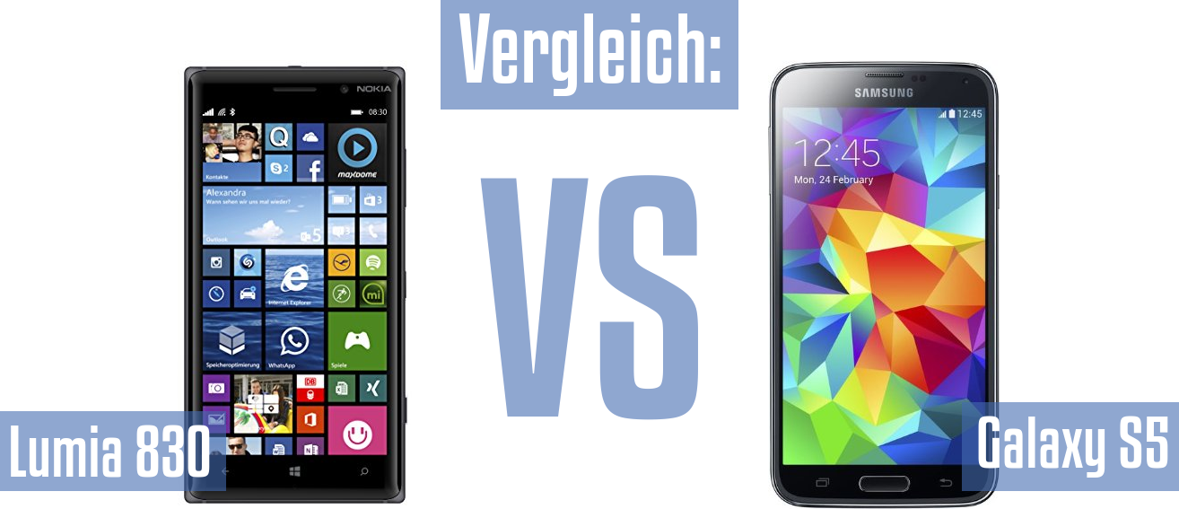 Nokia Lumia 830 und Nokia Lumia 830 im Vergleichstest