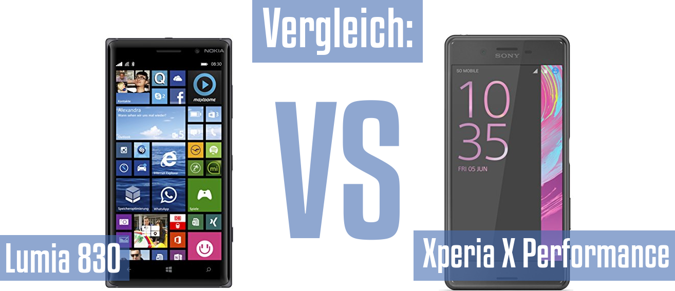 Nokia Lumia 830 und Nokia Lumia 830 im Vergleichstest