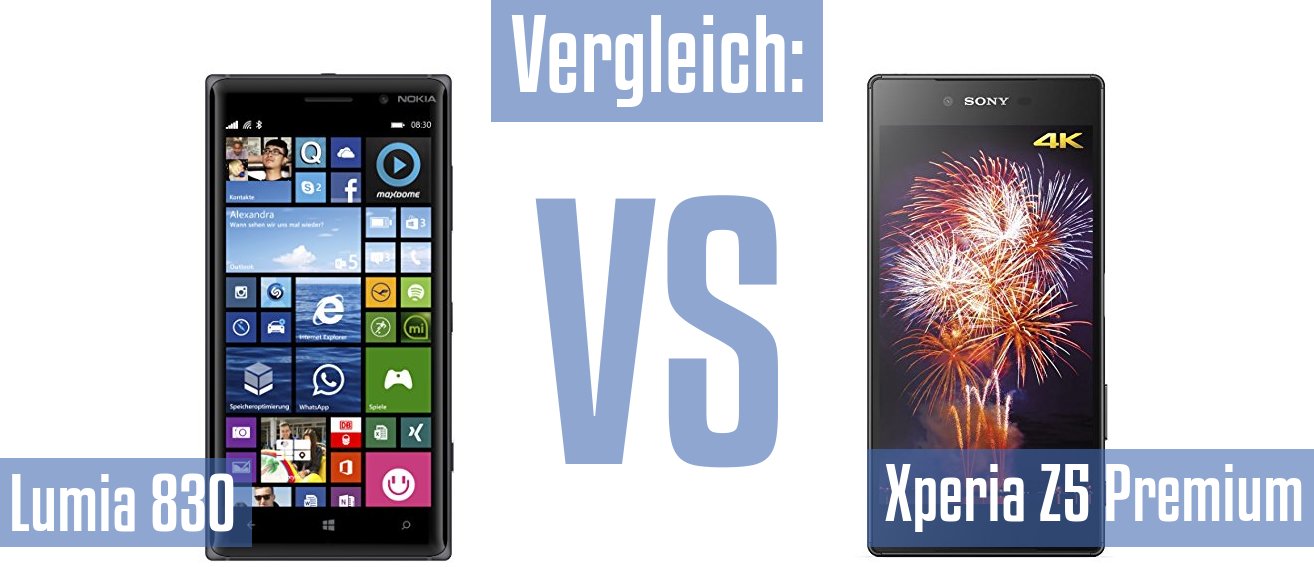 Nokia Lumia 830 und Nokia Lumia 830 im Vergleichstest