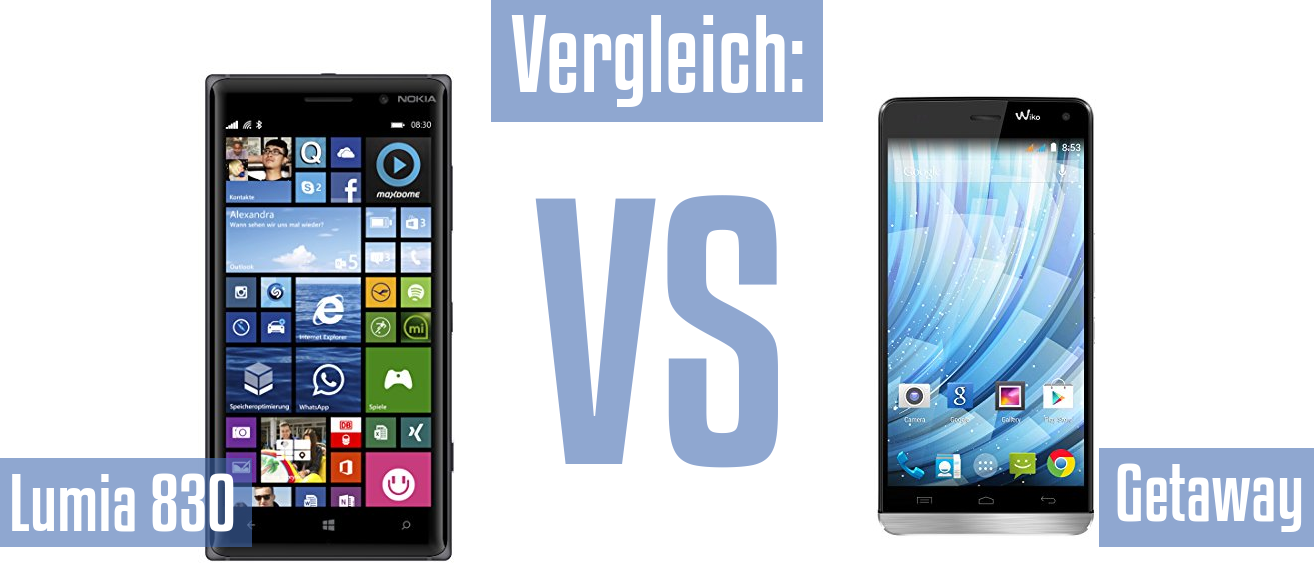 Nokia Lumia 830 und Nokia Lumia 830 im Vergleichstest