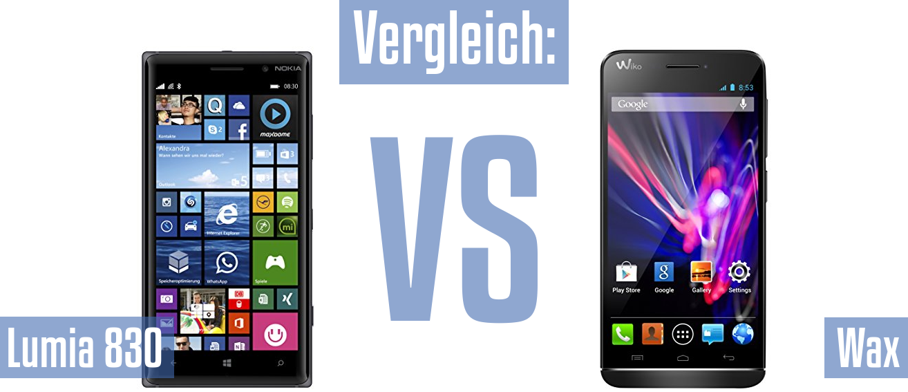 Nokia Lumia 830 und Nokia Lumia 830 im Vergleichstest