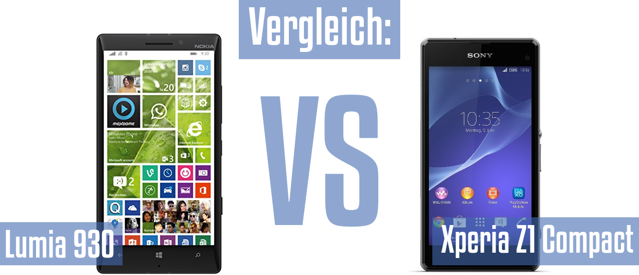 Nokia Lumia 930 und Nokia Lumia 930 im Vergleichstest