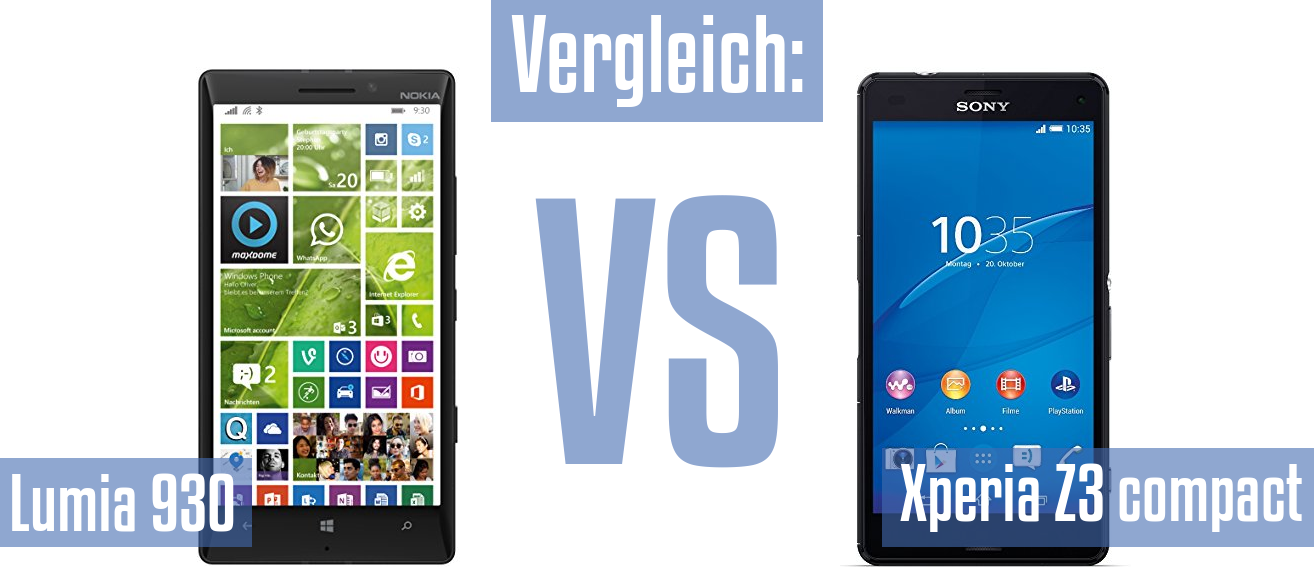 Nokia Lumia 930 und Nokia Lumia 930 im Vergleichstest