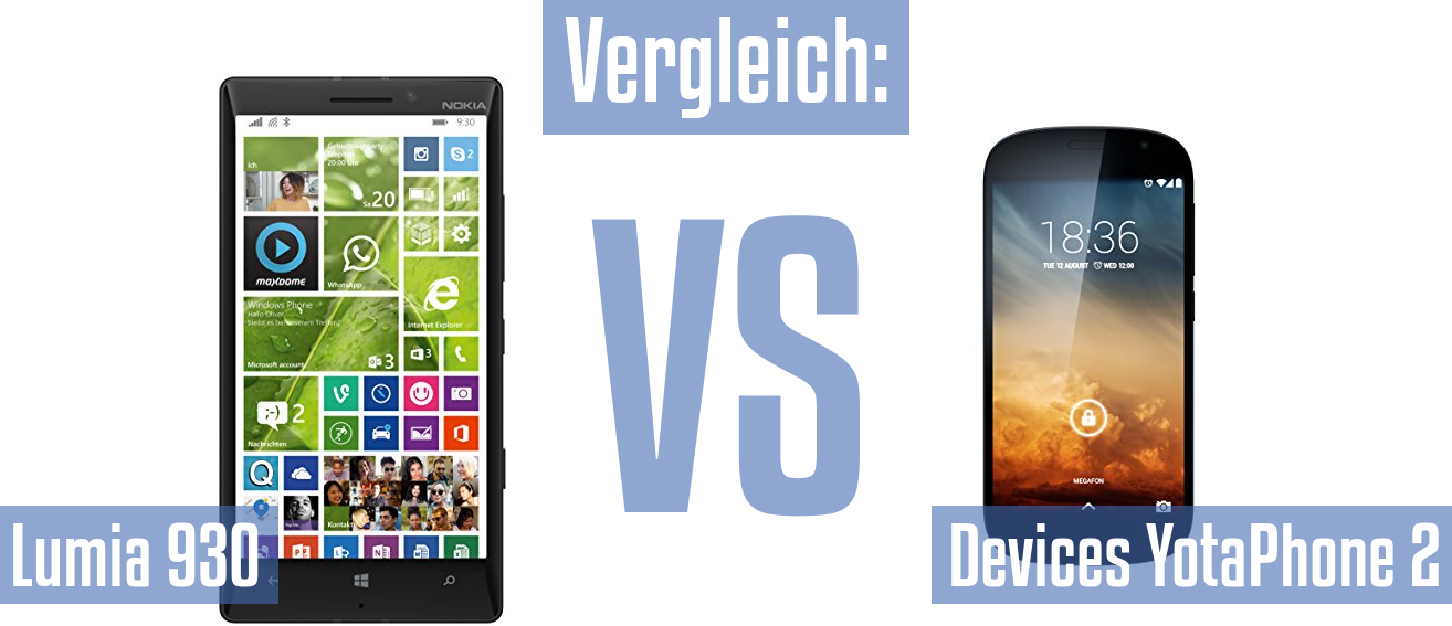 Nokia Lumia 930 und Nokia Lumia 930 im Vergleichstest