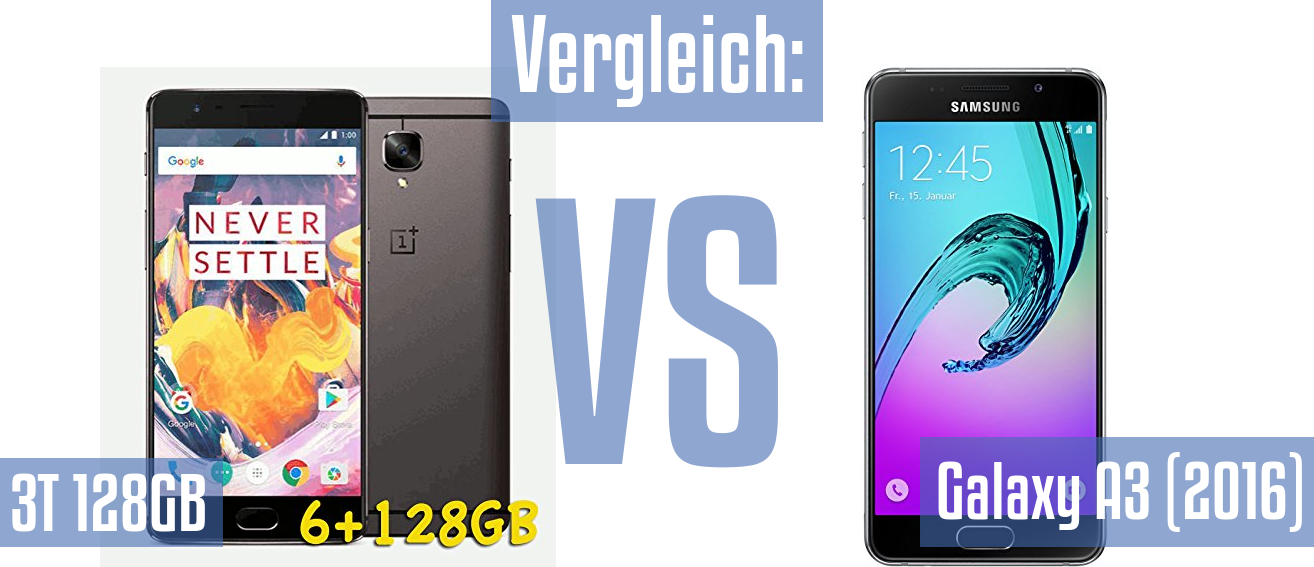 OnePlus 3T 128GB und OnePlus 3T 128GB im Vergleichstest