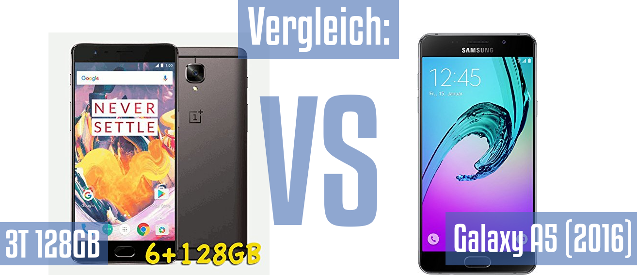 OnePlus 3T 128GB und OnePlus 3T 128GB im Vergleichstest