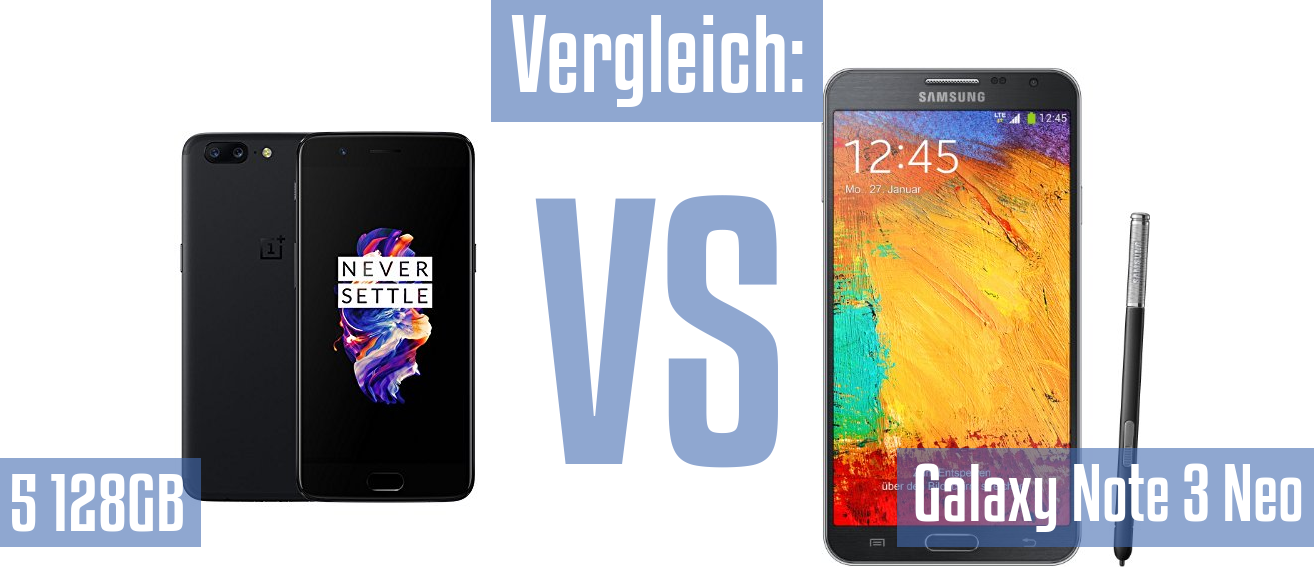 OnePlus 5 128GB und OnePlus 5 128GB im Vergleichstest