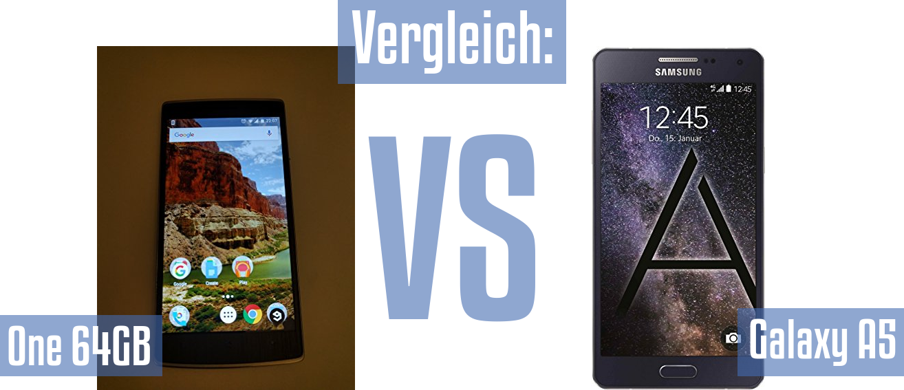 OnePlus One 64GB und OnePlus One 64GB im Vergleichstest