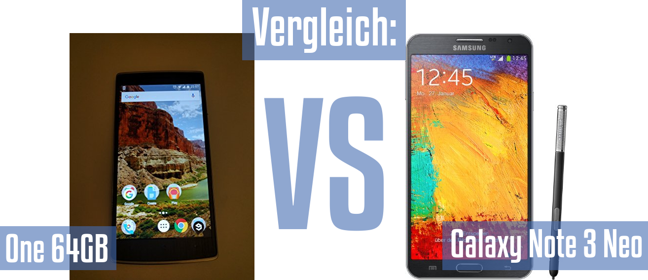 OnePlus One 64GB und OnePlus One 64GB im Vergleichstest