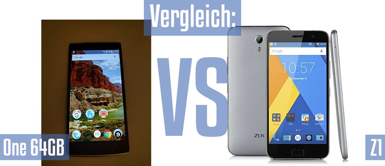 OnePlus One 64GB und OnePlus One 64GB im Vergleichstest