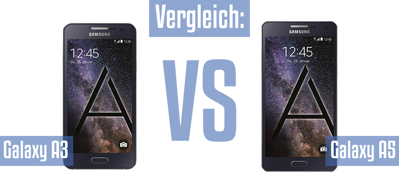 Samsung Galaxy A3 und Samsung Galaxy A3 im Vergleichstest