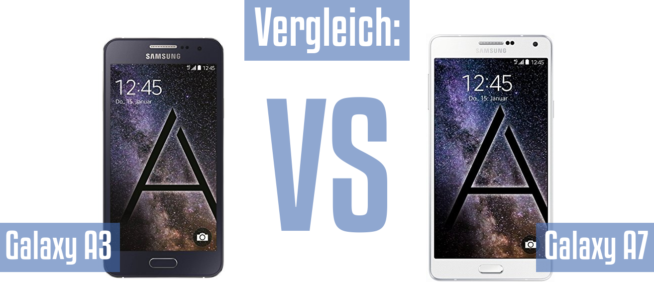 Samsung Galaxy A3 und Samsung Galaxy A3 im Vergleichstest