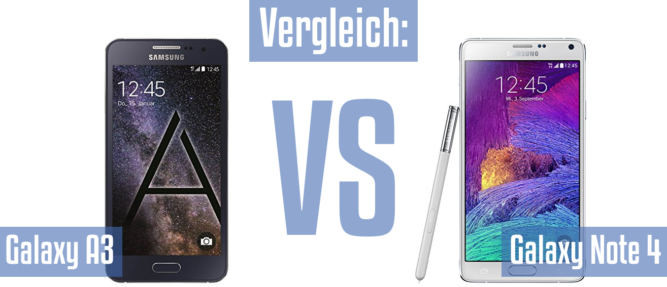 Samsung Galaxy A3 und Samsung Galaxy A3 im Vergleichstest