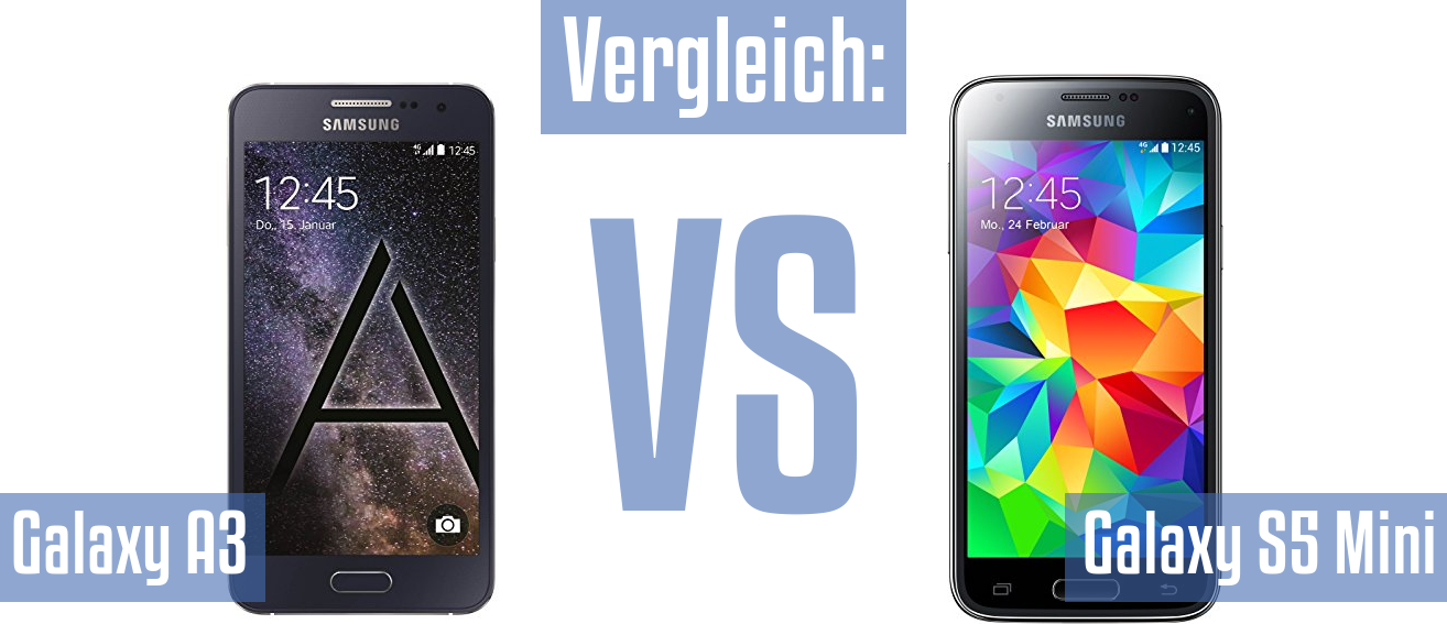 Samsung Galaxy A3 und Samsung Galaxy A3 im Vergleichstest