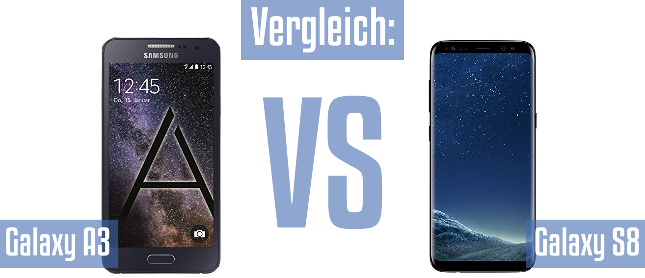 Samsung Galaxy A3 und Samsung Galaxy A3 im Vergleichstest