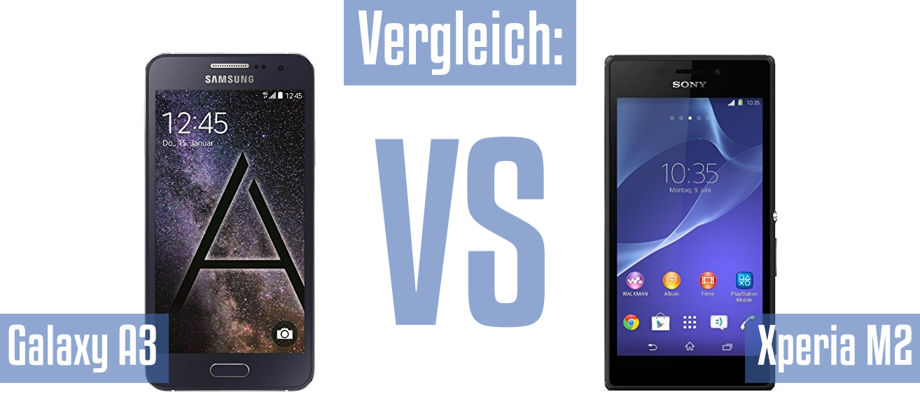 Samsung Galaxy A3 und Samsung Galaxy A3 im Vergleichstest