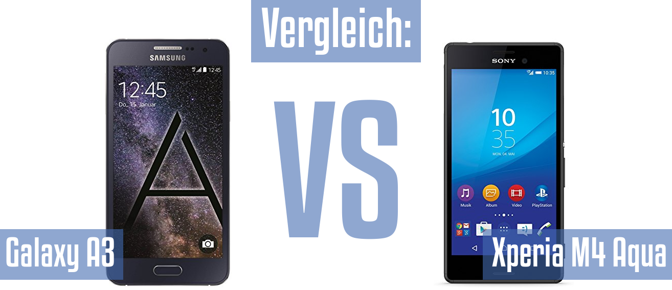 Samsung Galaxy A3 und Samsung Galaxy A3 im Vergleichstest