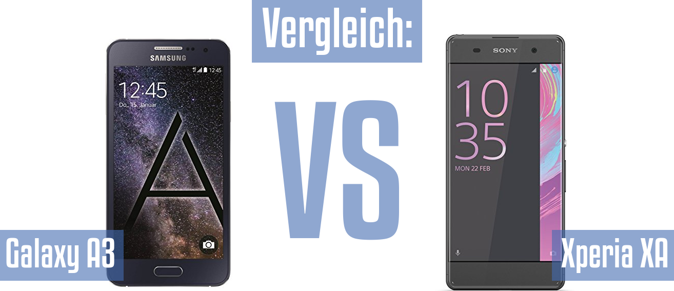 Samsung Galaxy A3 und Samsung Galaxy A3 im Vergleichstest