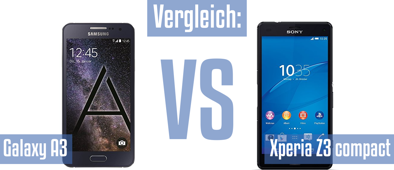 Samsung Galaxy A3 und Samsung Galaxy A3 im Vergleichstest