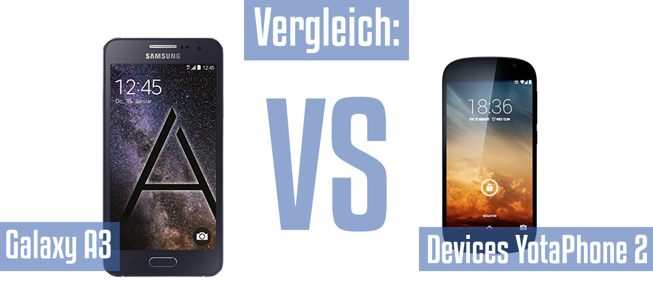 Samsung Galaxy A3 und Samsung Galaxy A3 im Vergleichstest