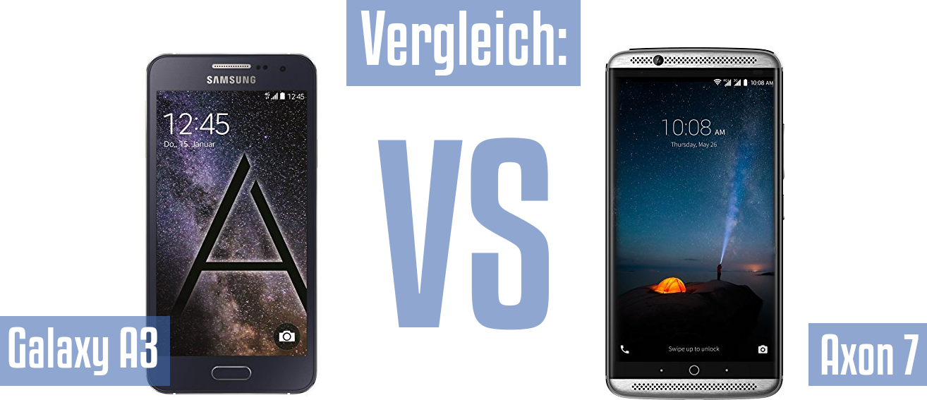 Samsung Galaxy A3 und Samsung Galaxy A3 im Vergleichstest