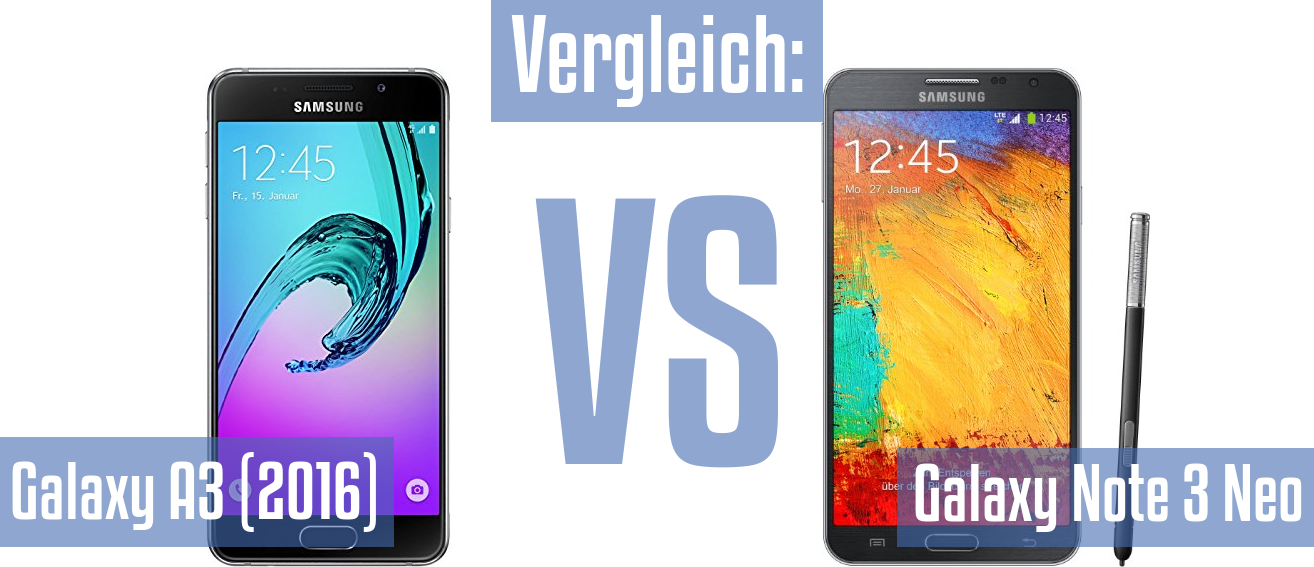 Samsung Galaxy A3 (2016) und Samsung Galaxy A3 (2016) im Vergleichstest