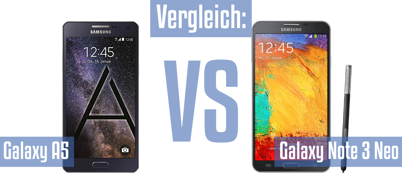 Samsung Galaxy A5 und Samsung Galaxy A5 im Vergleichstest