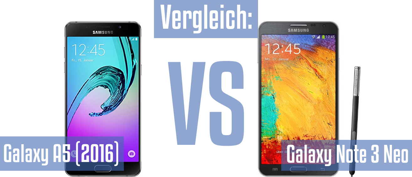 Samsung Galaxy A5 (2016) und Samsung Galaxy A5 (2016) im Vergleichstest