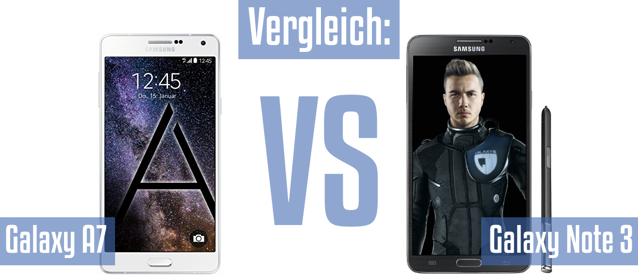 Samsung Galaxy A7 und Samsung Galaxy A7 im Vergleichstest