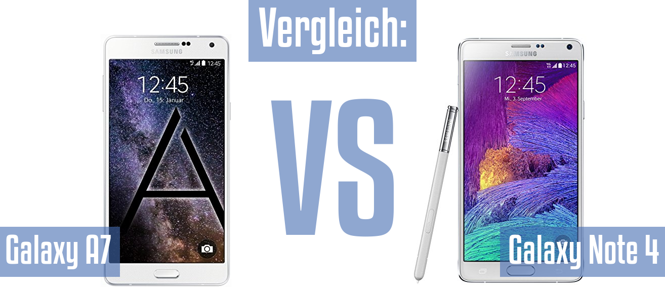 Samsung Galaxy A7 und Samsung Galaxy A7 im Vergleichstest