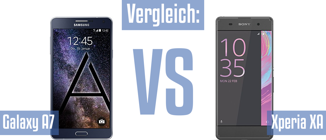 Samsung Galaxy A7 und Samsung Galaxy A7 im Vergleichstest