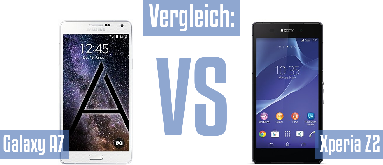 Samsung Galaxy A7 und Samsung Galaxy A7 im Vergleichstest