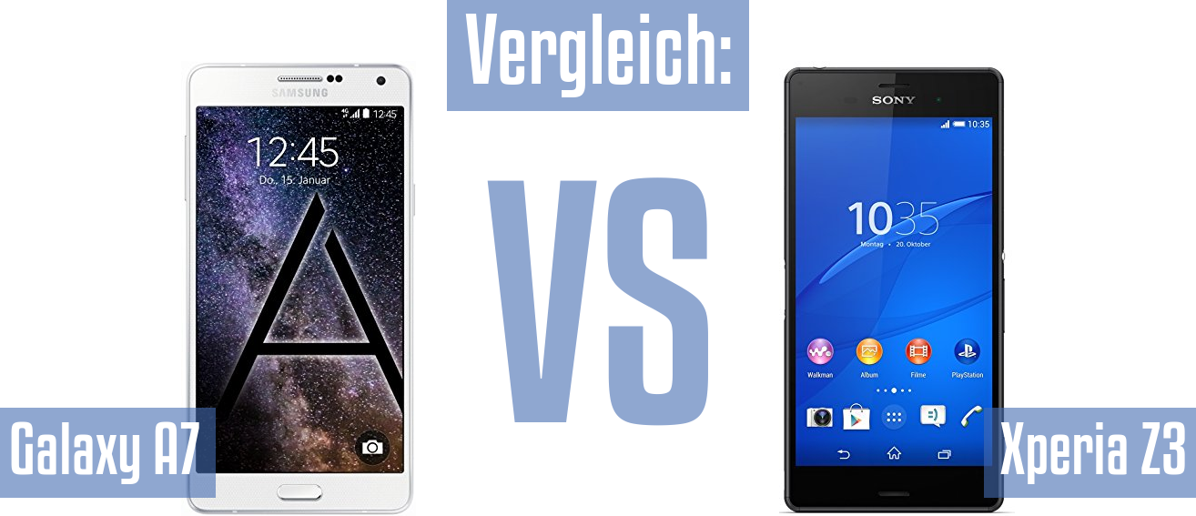 Samsung Galaxy A7 und Samsung Galaxy A7 im Vergleichstest