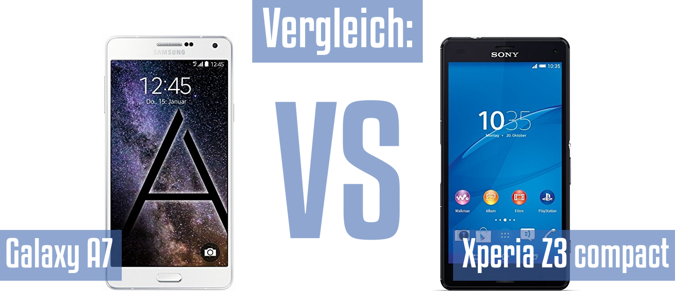 Samsung Galaxy A7 und Samsung Galaxy A7 im Vergleichstest