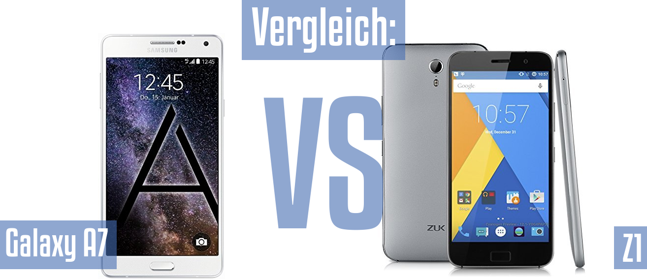 Samsung Galaxy A7 und Samsung Galaxy A7 im Vergleichstest