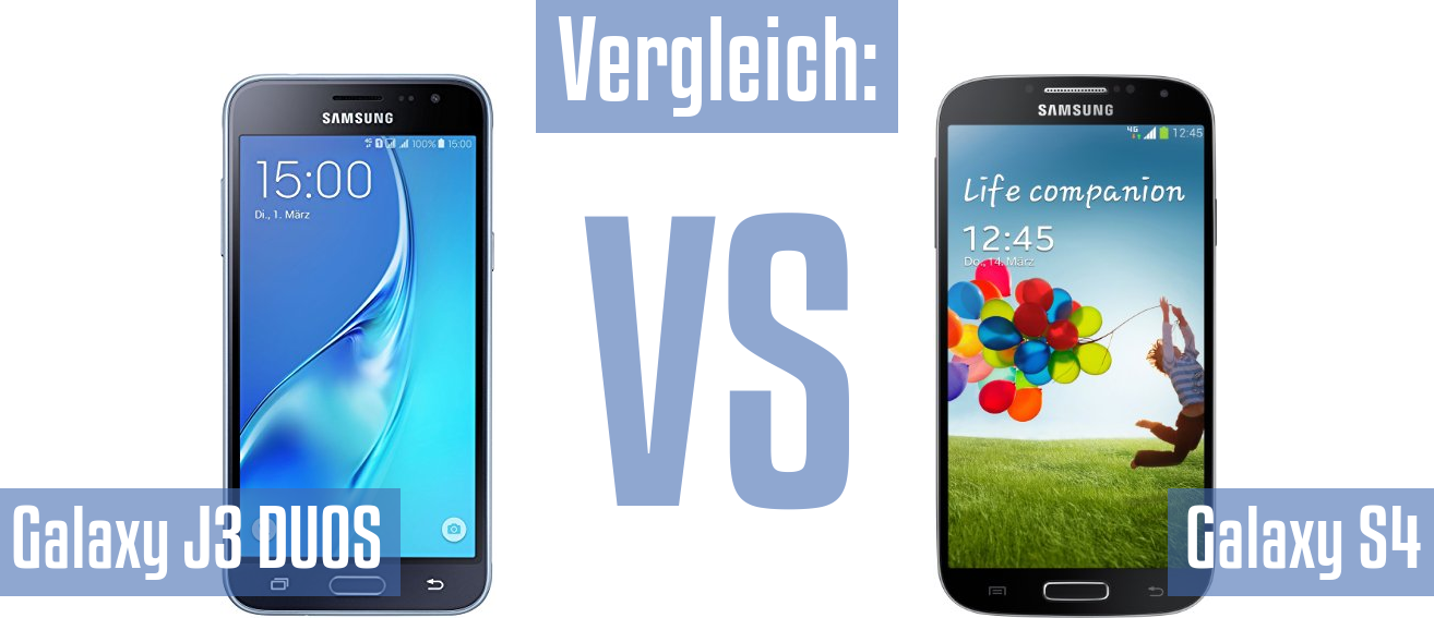 Samsung Galaxy J3 DUOS und Samsung Galaxy J3 DUOS im Vergleichstest