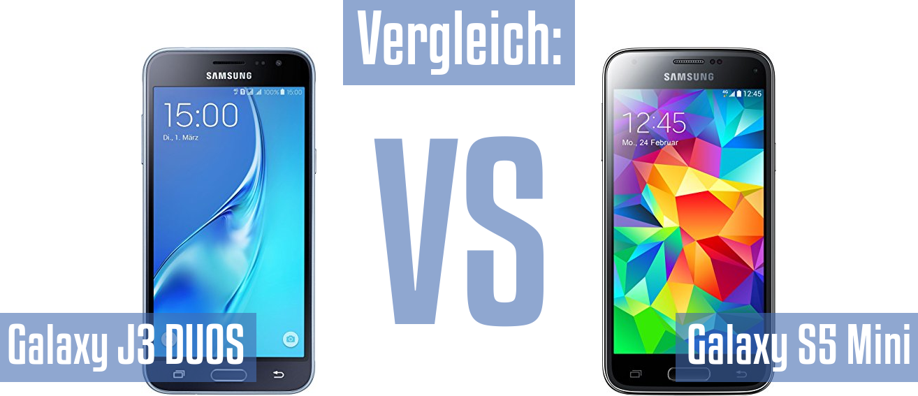 Samsung Galaxy J3 DUOS und Samsung Galaxy J3 DUOS im Vergleichstest