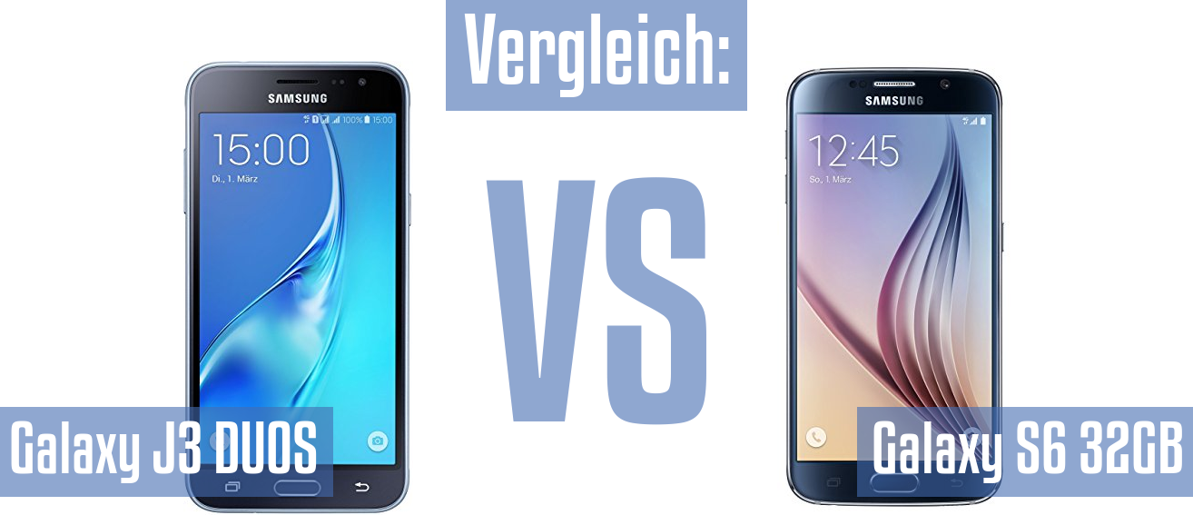 Samsung Galaxy J3 DUOS und Samsung Galaxy J3 DUOS im Vergleichstest