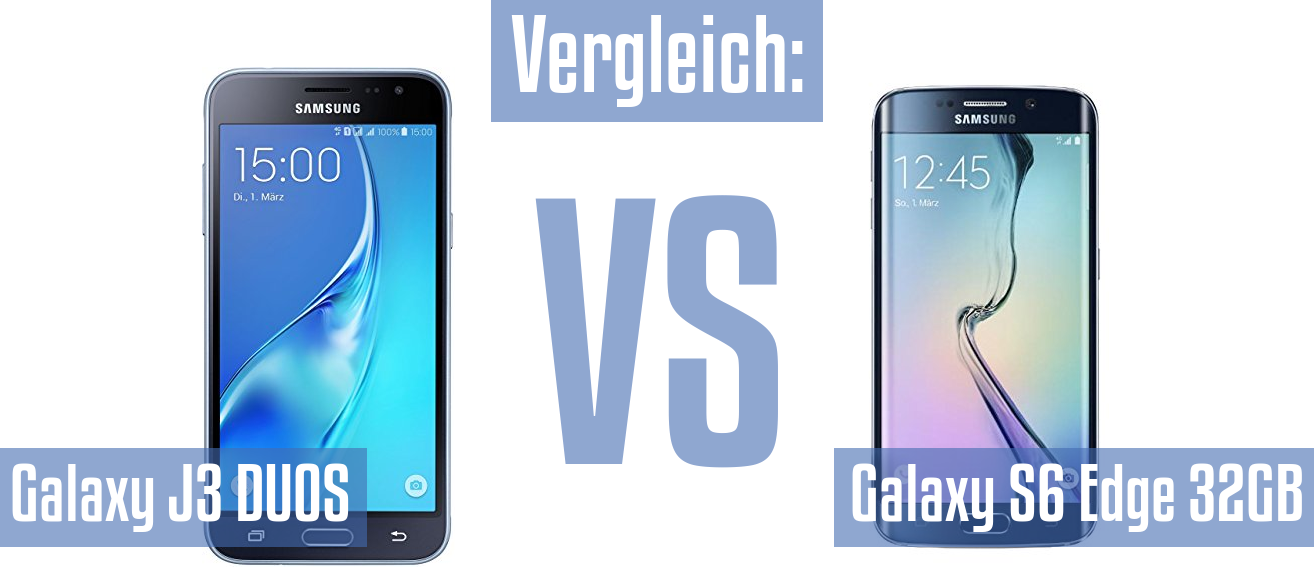 Samsung Galaxy J3 DUOS und Samsung Galaxy J3 DUOS im Vergleichstest