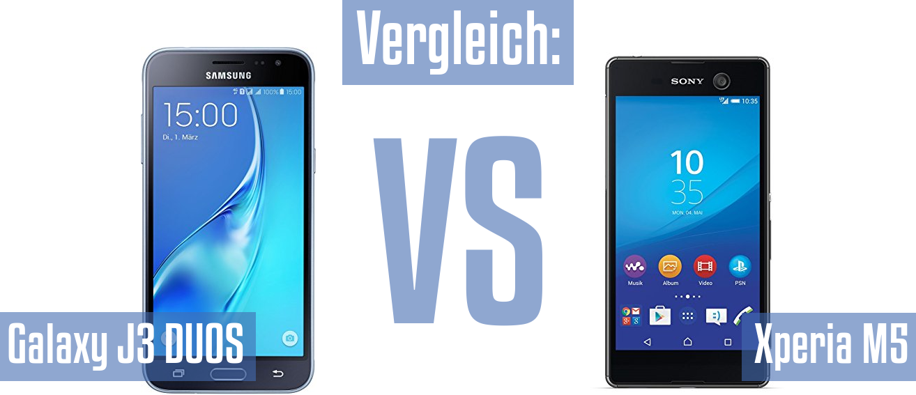 Samsung Galaxy J3 DUOS und Samsung Galaxy J3 DUOS im Vergleichstest