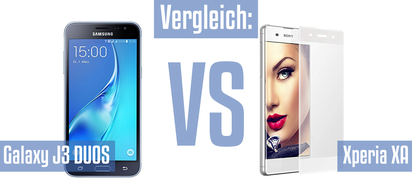 Samsung Galaxy J3 DUOS und Samsung Galaxy J3 DUOS im Vergleichstest