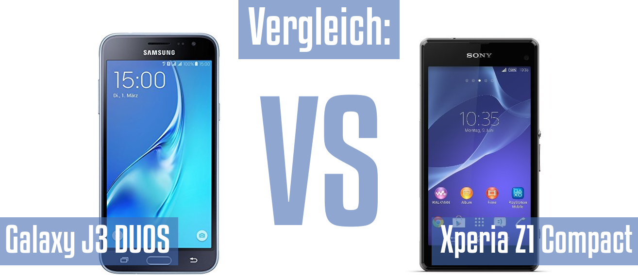 Samsung Galaxy J3 DUOS und Samsung Galaxy J3 DUOS im Vergleichstest