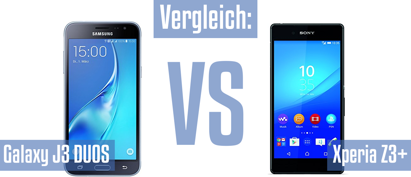 Samsung Galaxy J3 DUOS und Samsung Galaxy J3 DUOS im Vergleichstest