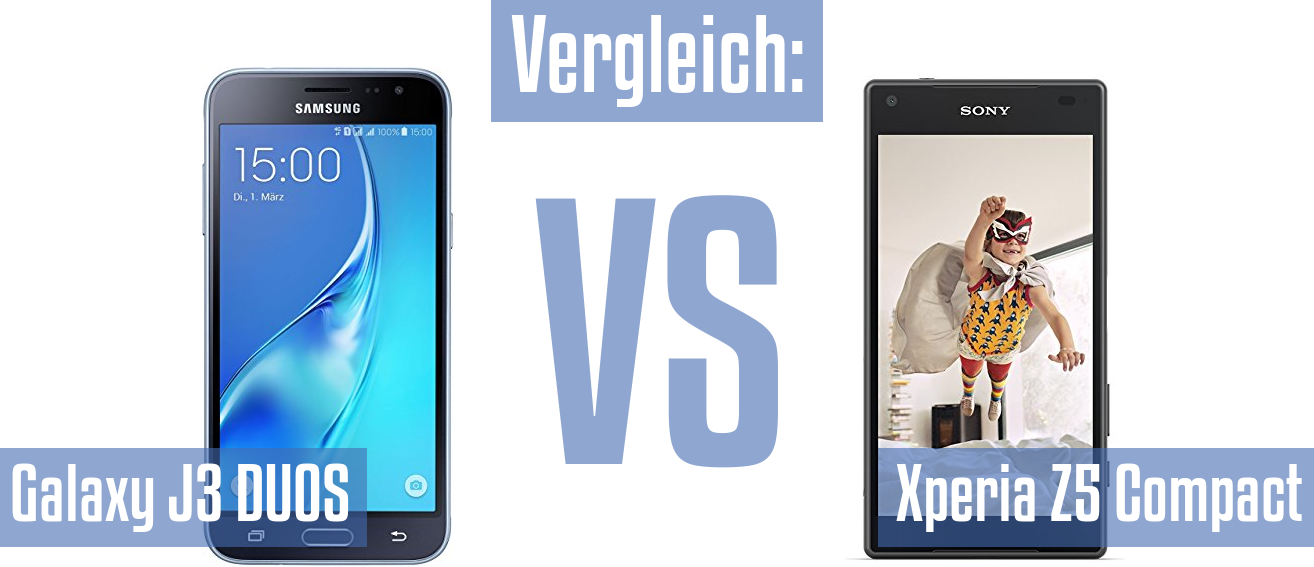 Samsung Galaxy J3 DUOS und Samsung Galaxy J3 DUOS im Vergleichstest