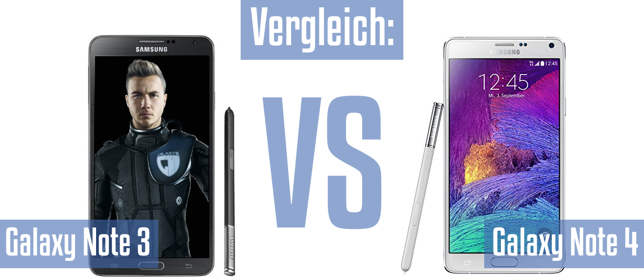 Samsung Galaxy Note 3 und Samsung Galaxy Note 3 im Vergleichstest