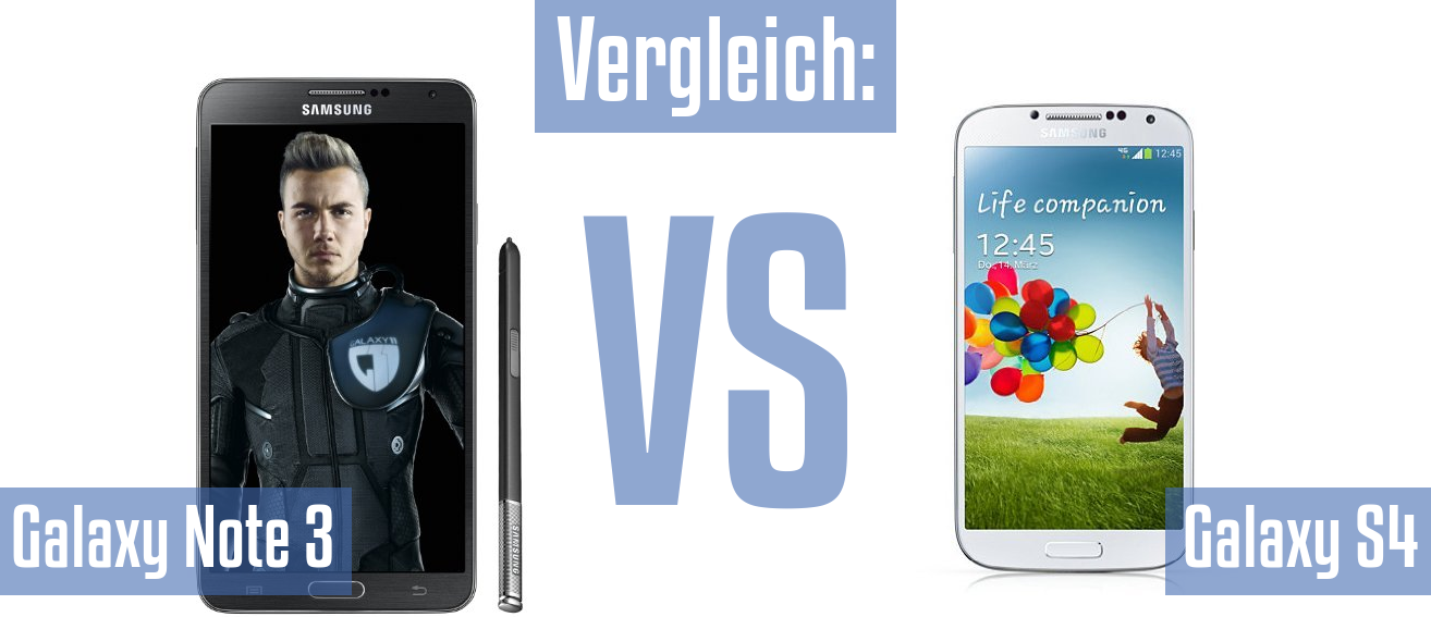 Samsung Galaxy Note 3 und Samsung Galaxy Note 3 im Vergleichstest