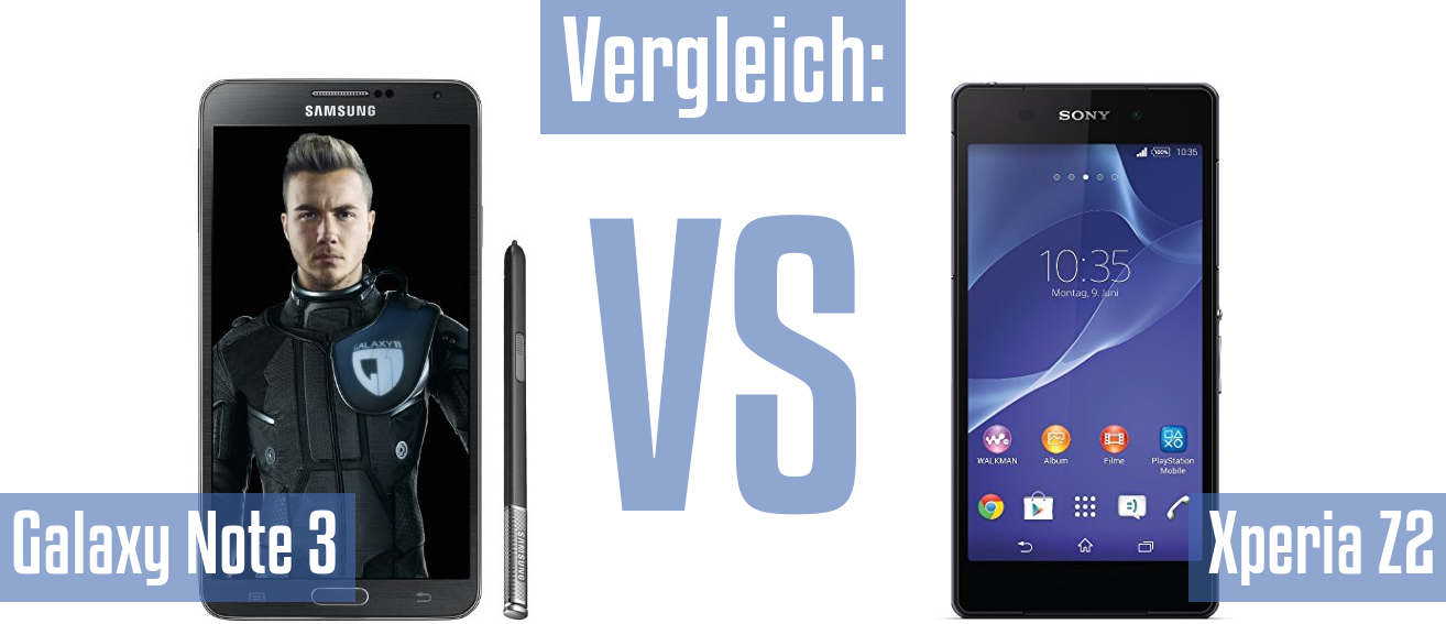 Samsung Galaxy Note 3 und Samsung Galaxy Note 3 im Vergleichstest