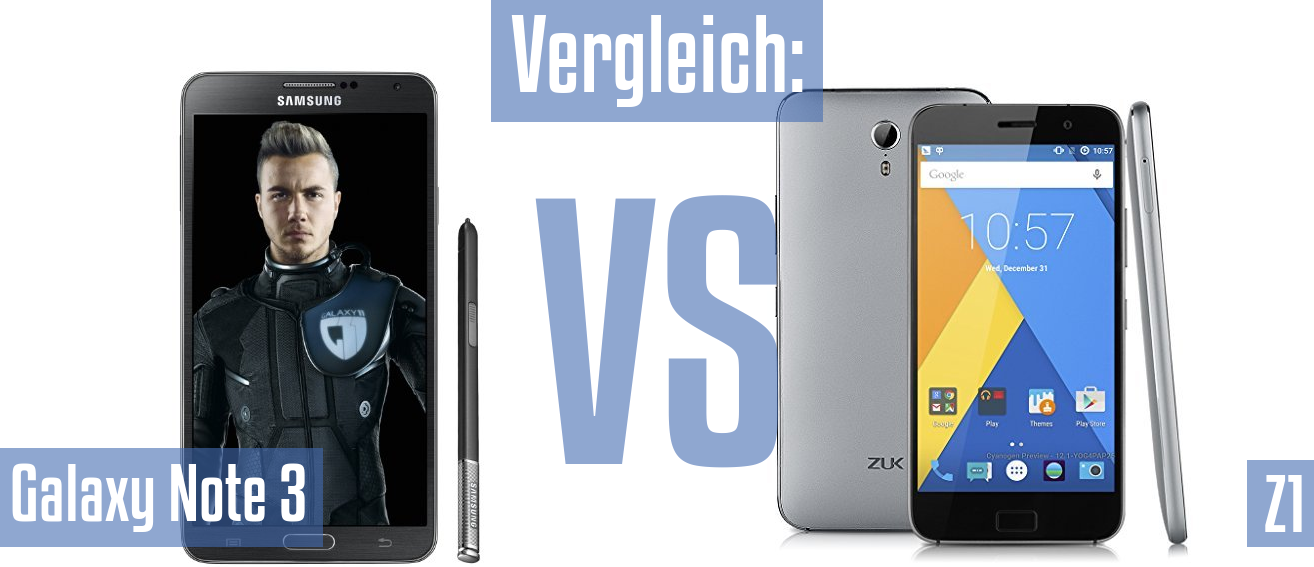 Samsung Galaxy Note 3 und Samsung Galaxy Note 3 im Vergleichstest